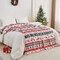 Cozy Blanket Printed Blanket Throw Christmas Deer Blanket - 300 GSM Fleece Blanket Throw Size Blanket for Home Decoration, Ultra Soft Blanket Microfiber Throw Blanket (Throw - 50" x 60")